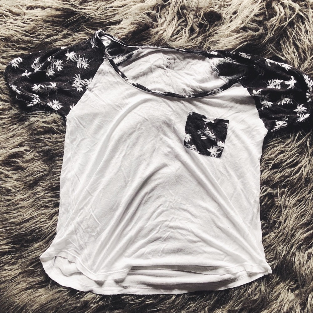 Black and white shirt